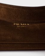 Prada Etude large suede shoulder bag - Image 5